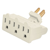 Multicontacto de 3 aterrizado "bisagra" voltech